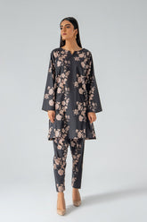 2-Pc Printed Lawn Shirt with Straight Trouser SCPM3-100